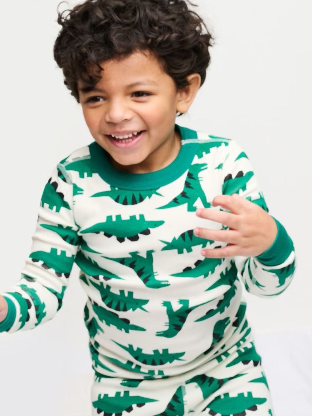 Hanna Anderson Kids Long John Pajamas 6-7 - Picture 3 of 8